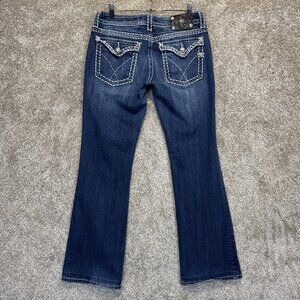 Miss Me Women's Boot Cut Jeans - Dark Blue